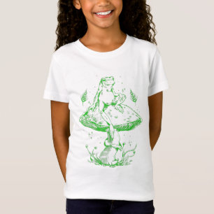 Camiseta Rã Verde e Cogumelo