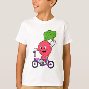 Camiseta Rabanete com Bicicleta