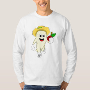 Camiseta Rabanete como agricultor com Fruta