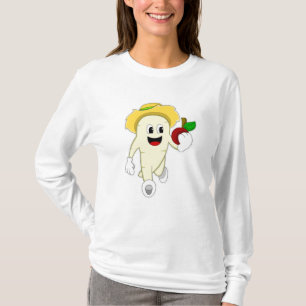 Camiseta Rabanete como agricultor com Fruta