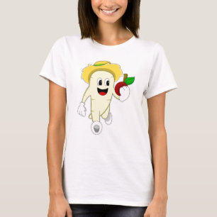 Camiseta Rabanete como agricultor com Fruta