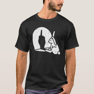 Camiseta Rabbit Animal Bunny Shadow Play Pun