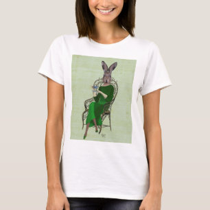 Camiseta Rabbit Bella Tomando chá 3