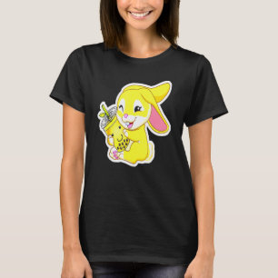 Camiseta Rabbit Bunny Bae Bubble Boba Tea China Páscoa De