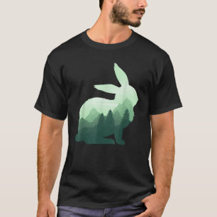 Camiseta Rabbit Bunny Hare Exposição Dupla Exposição Surrea