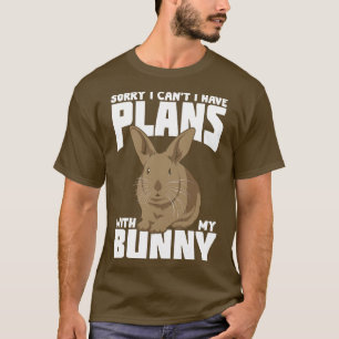 Camiseta Rabbit Bunny Pet Amante de os animais Gift