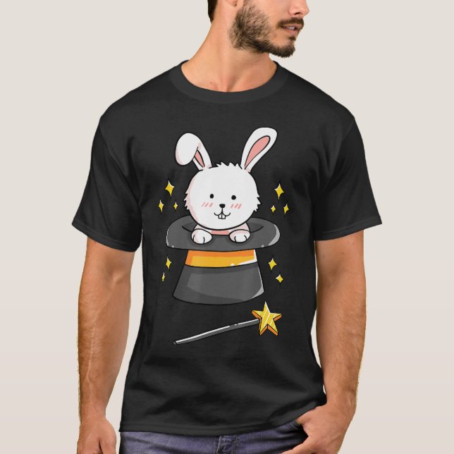 Camiseta Rabbit Gift|Feiticeira Mágica Coelhinha Mágica Mág (Frente)