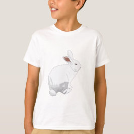 Camiseta Rabbit gigante flamengo branco