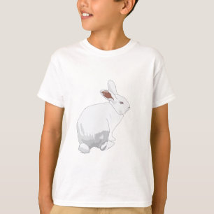 Camiseta Rabbit gigante flamengo branco