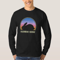 Rabbit gigante flamengo Vintage Rabbit sunset Pull