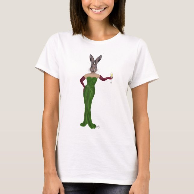 Camiseta Rabbit Green Sress 3 (Frente)