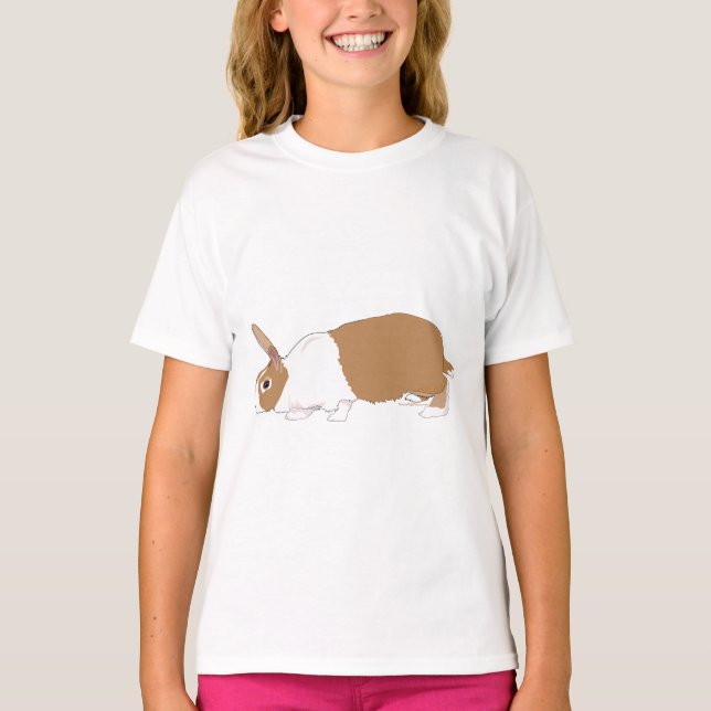 Camiseta Rabbit holandês (Frente)