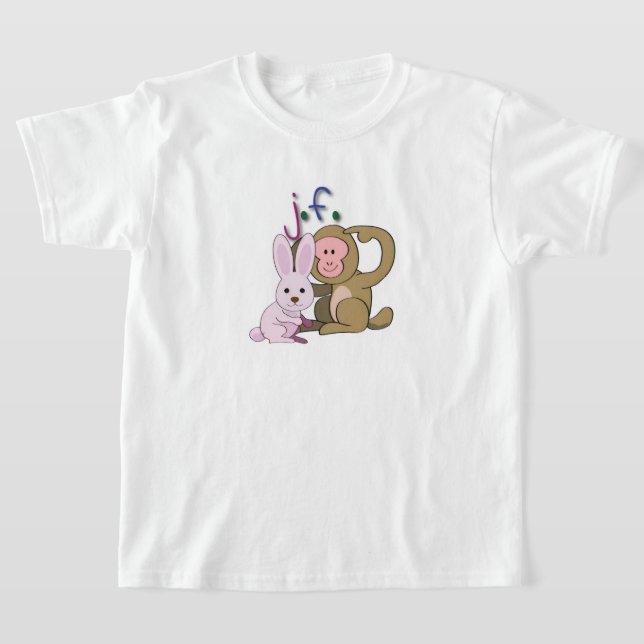 Camiseta rabbit & monkey (Postura )