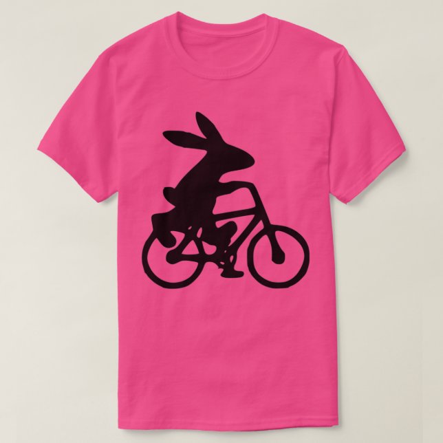 Camiseta Rabbit On a Bike  (Frente do Design)