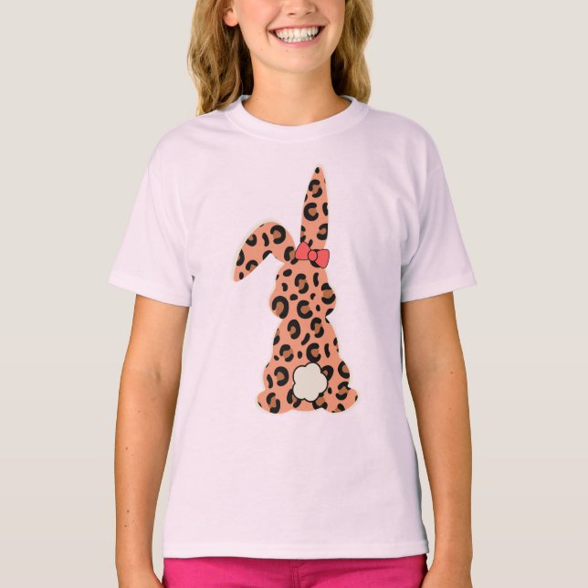 Camiseta Rabbit Pints Leopard (Frente)
