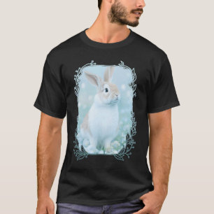 Camiseta Rabbit Retrato 95 Animais Páscoas Selvagem Illustr