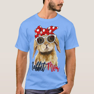 Camiseta Rabbit Shirt Coelho Mãe Bandana