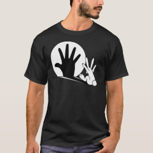 Camiseta Rabbit Trek Hand Shadows Classic T-Shirt