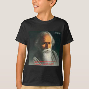 Camiseta Rabindranath Tagore Love Cote Presentes e Cartões