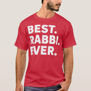 Camiseta Rabino Judeu Engraçado Melhor Rabino Nunca Para Pu