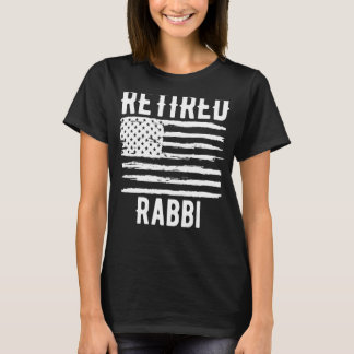 Camiseta Rabino Profissão de Rabino Bandeira Americana