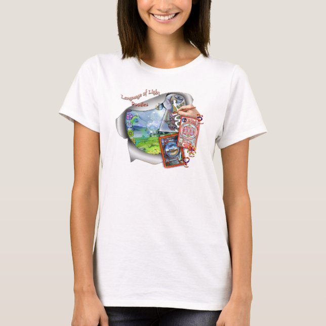 Camiseta Rabiscar a Língua da Luz (Frente)