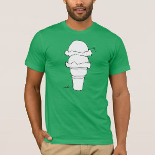 Camiseta rabisco de sorvete