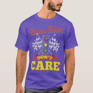 Camiseta Raça cabelo não se importa com presentes engraçado