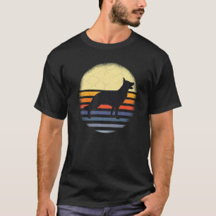 Camiseta Raça Cão german shepherd Cães Cães Cães Cães Cães 