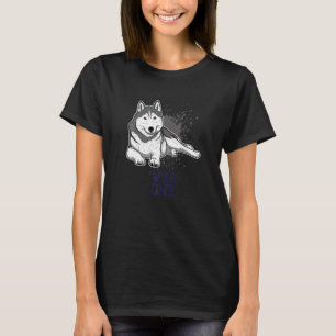 Camiseta Raça Cão Rouco Cão Sled 26