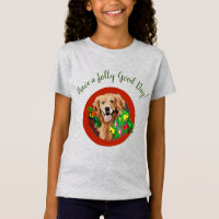 Raça de Cachorro Bonito da Mãe de Retriever ouro