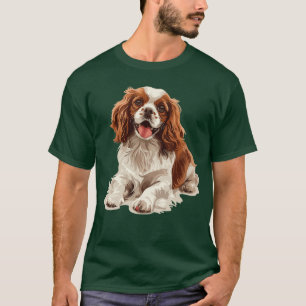 Camiseta Raça de cachorro Cavalier King Charles Spaniel eng