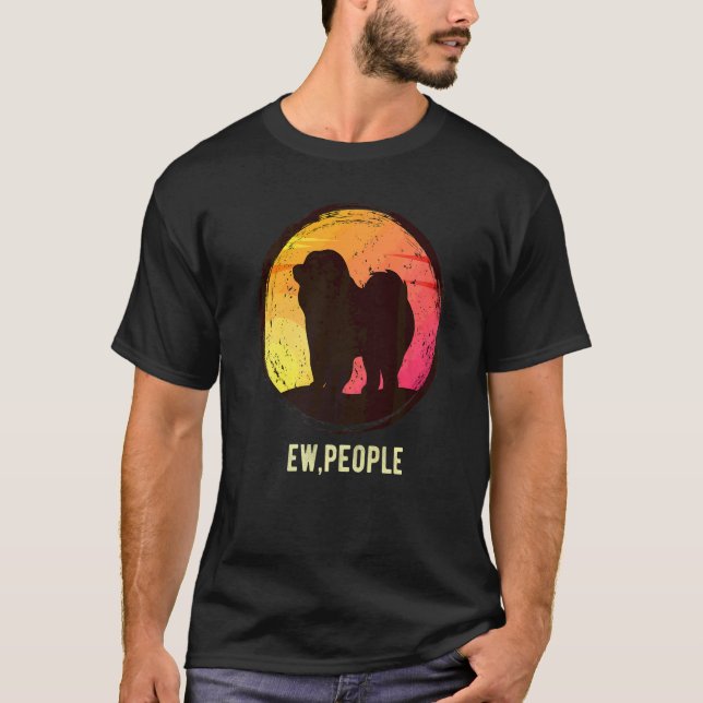 Camiseta Raça de Cachorro Chow Chow  8 (Frente)