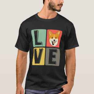 Camiseta Raça de Cachorro Corgi Amor Pet Filhote Galês