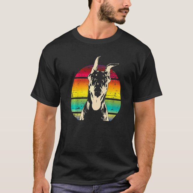 Camiseta Raça de cachorro Dobermann 4 (Frente)