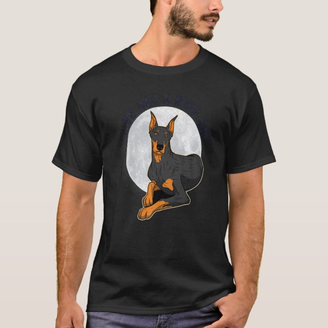 Camiseta Raça de cachorro Dobermann da moda 12 (Frente)