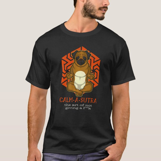 Camiseta Raça de cachorro Pug Mops Carlin 42 (Frente)
