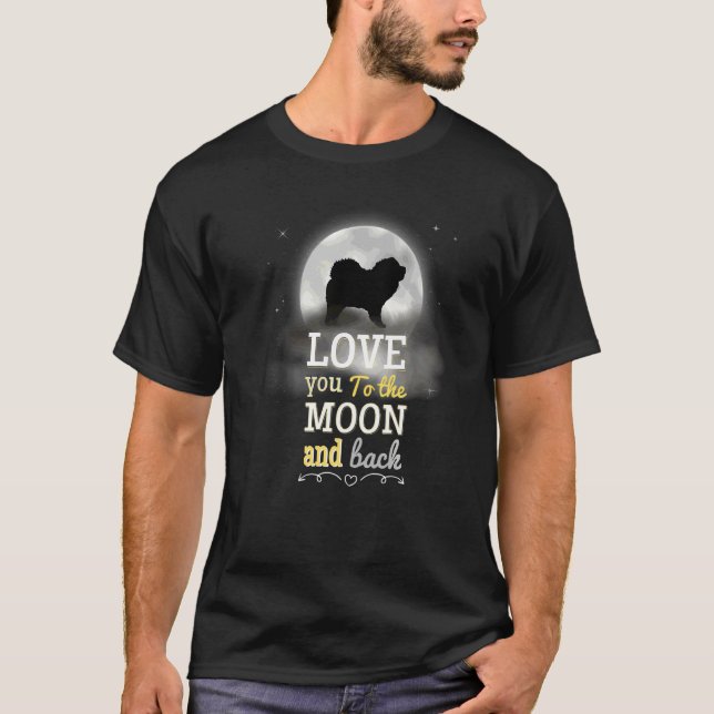 Camiseta Raça de Cão Chow Chow (Frente)
