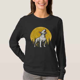 Camiseta Raça De Cão De Touro - Moon De Pet Howling