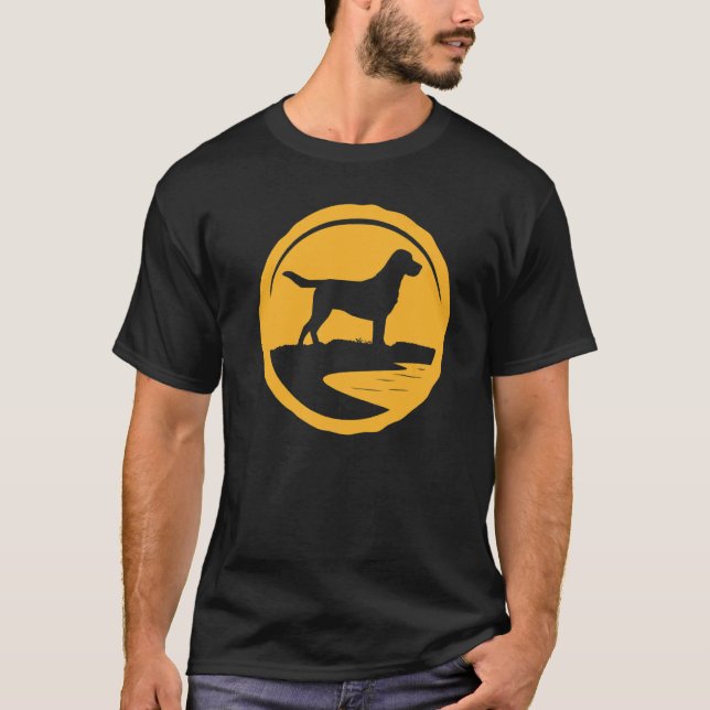 Camiseta Raça de Cão Labrador Retriever (Frente)