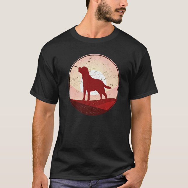 Camiseta Raça de Cão Labrador Retriever 28 (Frente)