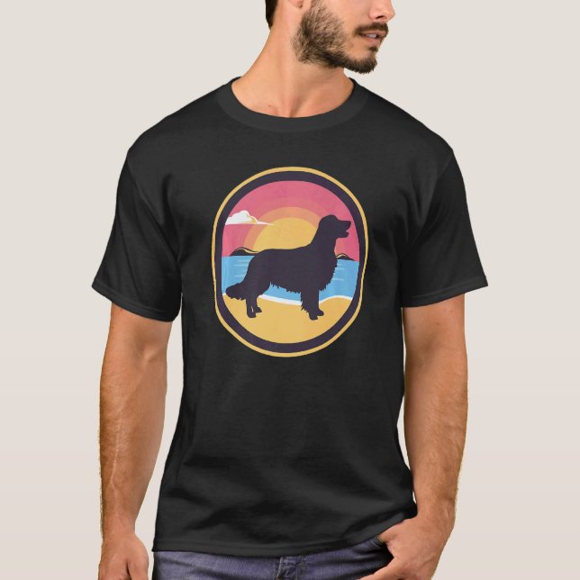 Camiseta Raça de Cão Retriever Dourado 10 (Frente)