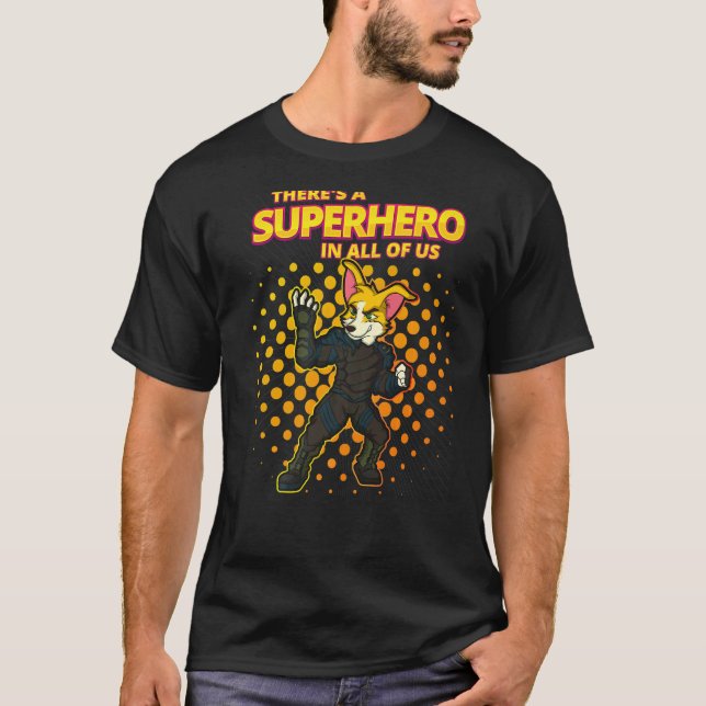 Camiseta Raça de Cão Welsh Corgi 122 (Frente)