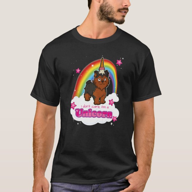 Camiseta Raça de Cão Yorkshire Terrier  67 (Frente)