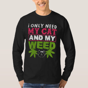 Camiseta Raça De Gato Só Precisa Do Meu Gato E Raça