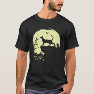 Camiseta Raça de Gatos Tailandeses de Halloween Spooky Brev