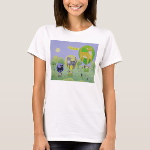 Camiseta Raça do balão do gato