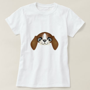 Camiseta Raça do Spaniel de brinquedo inglês de Brown -