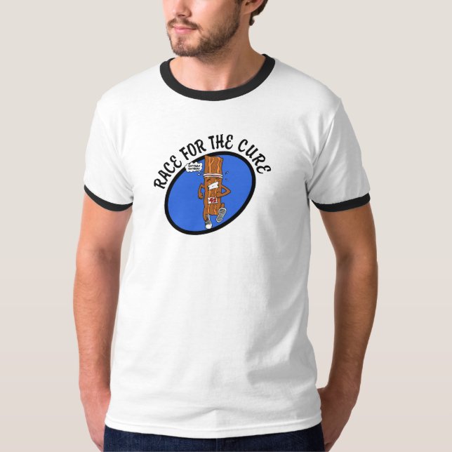Camiseta raça para a cura (Frente)
