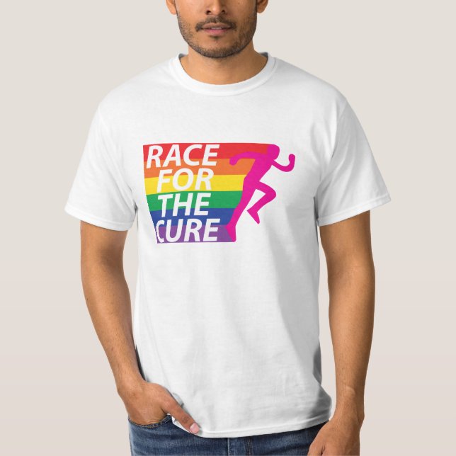 Camiseta Raça para o t-shirt da cura (não dela)! (Frente)